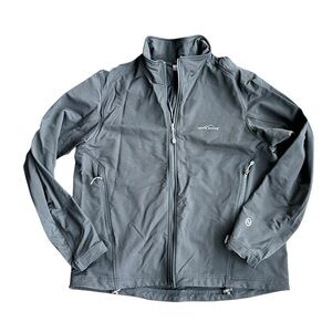 Eddie Bauer 365 Men's Size XL Black Full Zip Fleece Lined Outdoor Jacket